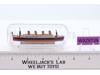 HMS Titanic Ocean Liner Ship in a Bottle Micro Machines 1991 Galoob Vintage