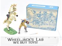 8884 Mounted Cavalry Soldier Norman W Sword Toy Soldiers Elastolin 70MM W/BOX