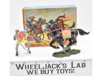 8867 Mounted Cavalry Soldier Norman W Lance Toy Soldiers Elastolin 70MM W/BOX