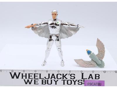 Quicksilver W/Tally Hawk 100% Complete Silverhawks 1986 Telepix Vintage Figure