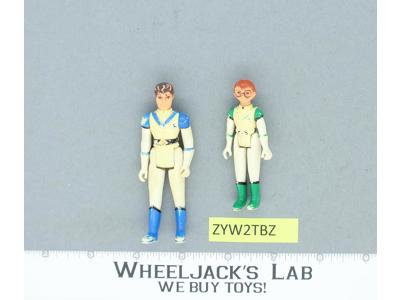 Voltron Pidge Pilot Green Lion & Lance Lot of 2 1984 Vintage Action Figure