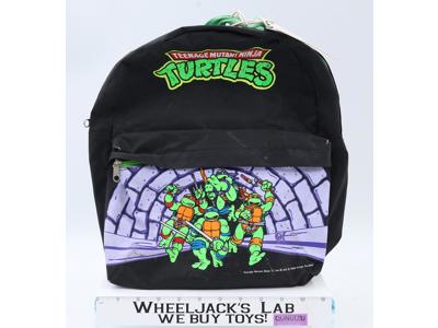 Teenage Mutant Ninja Turtles Backpack BLACK/GREEN 1989 Mirage Studios Vintage