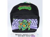 Teenage Mutant Ninja Turtles Backpack BLACK/GREEN 1989 Mirage Studios Vintage