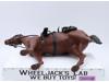 Thunderbolt BROWN Horse Mount COMPLETE Johnny West Best of the West Marx 1967