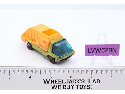 Heavyweights Waste Wagon Sanitation Lime 1969 1971 Redline Hot Wheels Mattel Vtg