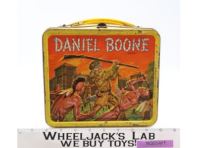 Daniel Boone Fort Bear T.V. Show  Lunch Box ONLY 1955 Aladdin Industries Vintage