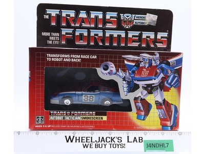 Smokescreen G1 Transformers 1985 Hasbro Vintage Action Figure NEW MIB MOSC