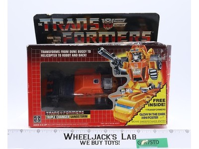 Sandstorm Triple Changer G1 Transformers Hasbro Action Figure MISB TAPE SEALED