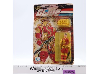 Blowtorch Lanza-Llamas GI Joe 1982 Plastirama Argentina Action Figure NEW SEALED