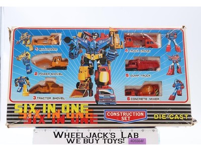 Devastator Six in One Construction Set Die-Cast Combiner Action Figure Set MIB