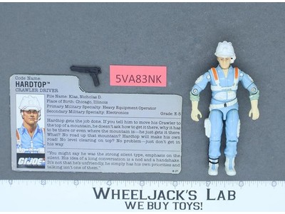 Hardtop V1 RED CARDBACK G.I. Joe 1987 Hasbro Vintage Action Figure