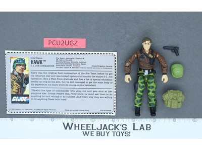 Hawk V2 100% Complete MAILAWAY G.I. Joe 1986 1991 Hasbro Vintage Action Figure