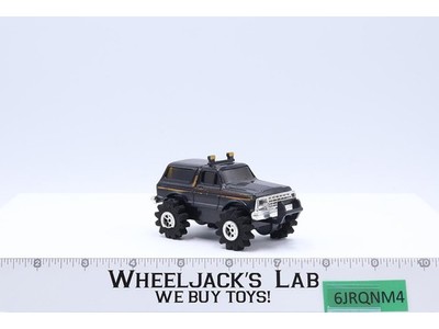 Ford Bronco 4x4 Truck Stomper BLACK 1980's Schaper Toys Light & Motor WORKS