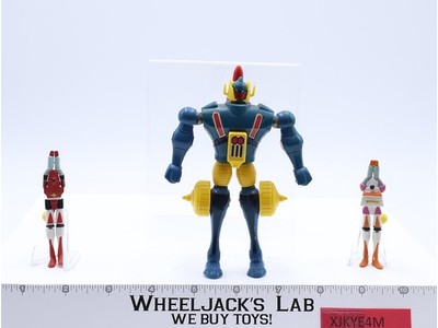 Jeeg Gakeen Shogun Bullmark Popy DX Chogokin 70s Takara + 2 Mini Gashapon Figs
