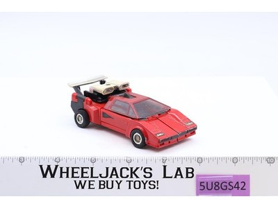 Red Sunstreaker Lamborghini Countach LP500S Transformers Diaclone 1983 Takara