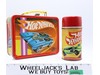 Hot Wheels Metal Lunchbox w/ THERMOS Mattel 1969 King-Seeley Thermos Co Vintage