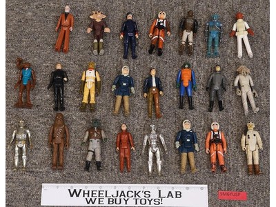 Lot of 23 (#4) Star Wars 1970s-1980s Kenner Vintage Action Figures