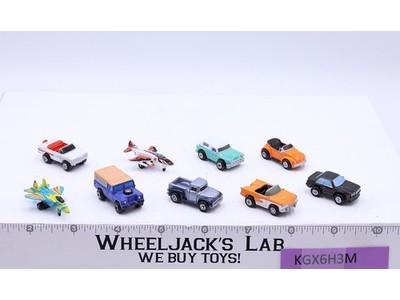 Lot of 9 Convertibles/Planes/Trucks Micro Machines Galoob Vintage Action Figures