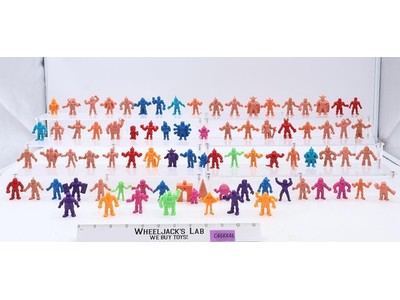 Lot of 82 Muscle Men M.U.S.C.L.E. Mattel 1980's Action Figure Vintage