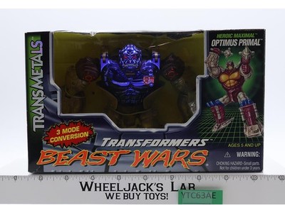 Optimus Primal COMPLETE W/BOX & INSERT Transformers Transmetals Beast Wars MIB