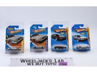 Lot of 4 '81 DeLorean DMC-12 Back to the Future Hot Wheels Mattel NEW SEALED