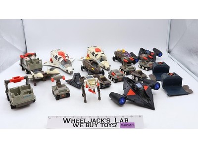 Lot of 19 Starcom Vehicles For Parts Only Coleco Vintage Action Vehicles