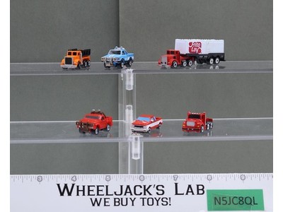 Lot of 6 Trucks 1988-89 Vintage Galoob Micro Machines