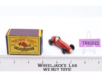 Maserati 4CLT/1948 Racer No. 52 MOKO Lesney Matchbox 1958 Vtg England w/ B2 Box