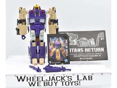 Blitzwing 100% Complete Voyager Titans Return Generations Transformers W/PAPERS