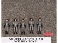 Lot of 5 Death Squad Commanders Star Wars 1977 Kenner Vintage Action Figures