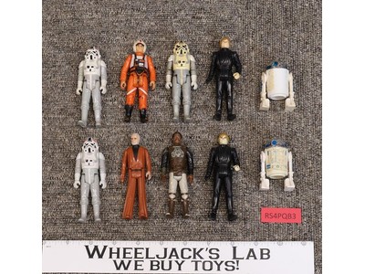 Lot of 10 Star Wars 1970s-1980s Kenner Vintage Action Figures