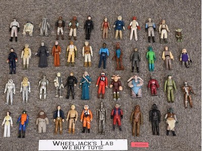 Lot of 47 Star Wars 1970s-1980s Kenner Vintage Action Figures