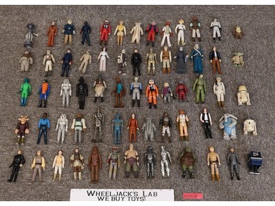 Lot of 65 Star Wars 1970s-1980s Kenner Vintage Action Figures