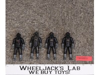 Lot of 4 Tie Fighter Pilot Star Wars ESB 1982 Kenner Vintage Action Figures