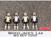 Lot of 4 Star Wars Biker Scouts 1970s-1980s Kenner Vintage Action Figures