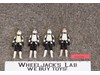 Lot of 4 Star Wars Biker Scouts 1970s-1980s Kenner Vintage Action Figures