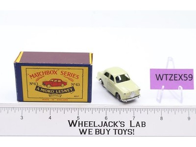Wolseley 1500 No. 57 MOKO Lesney Matchbox 1958 Vtg England w/ #43 Box