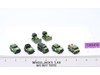 Lot of 7 Green Camo Military/Army Vehicles 1988-89 Vintage Galoob Micro Machines