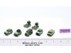 Lot of 7 Green Camo Military/Army Vehicles 1988-89 Vintage Galoob Micro Machines
