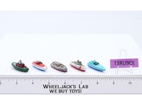 Lot of 5 Boats 1980s Vintage Galoob Micro Machines