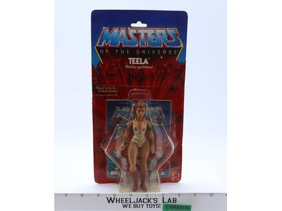 Teela 8-Back He-Man Masters of the Universe MOTU 1982 Mattel Figure NEW SEALED