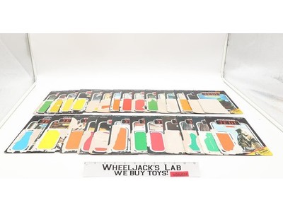 Lot Of 27 Star Wars Card Backs 1970s- 1980s Vintage Kenner