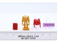 Set of 2 Sixshot Rubber Stampers Transformers Kabaya Japan Caramel Candy Toys
