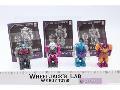 Lot of 4 Prime Masters Transformers Power of the Primes Hasbro Action Figures
