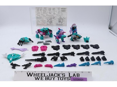 Piranacon 100% Complete Vintage 1988 G1 Transformers Hasbro Action Figure NM