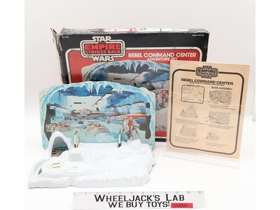 Rebel Command Center Adventure Playset Complete W/Box Star Wars ESB 1983 Kenner