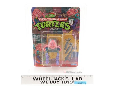 Krang AFA GRADED 75+ 75/80/90 TMNT 14-Back 1989 Playmates Toys Action Figure