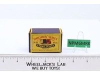 Marshall Horse Box No. 35A MOKO Lesney Matchbox Series 1957 England BOX ONLY