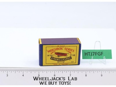Boat and Trailer No. 48 MOKO Lesney Matchbox Series 1958 England BOX ONLY