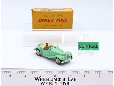 DINKY Toys #102 MG Midget Sports Tourer Diecast 1957 Vtg Meccano England